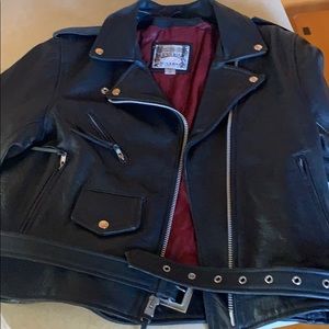 Leather Biker Jacket. Wilson’s.